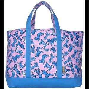 Lilly Pulitzer ZanzibarBlueRuffNight Mercato tote